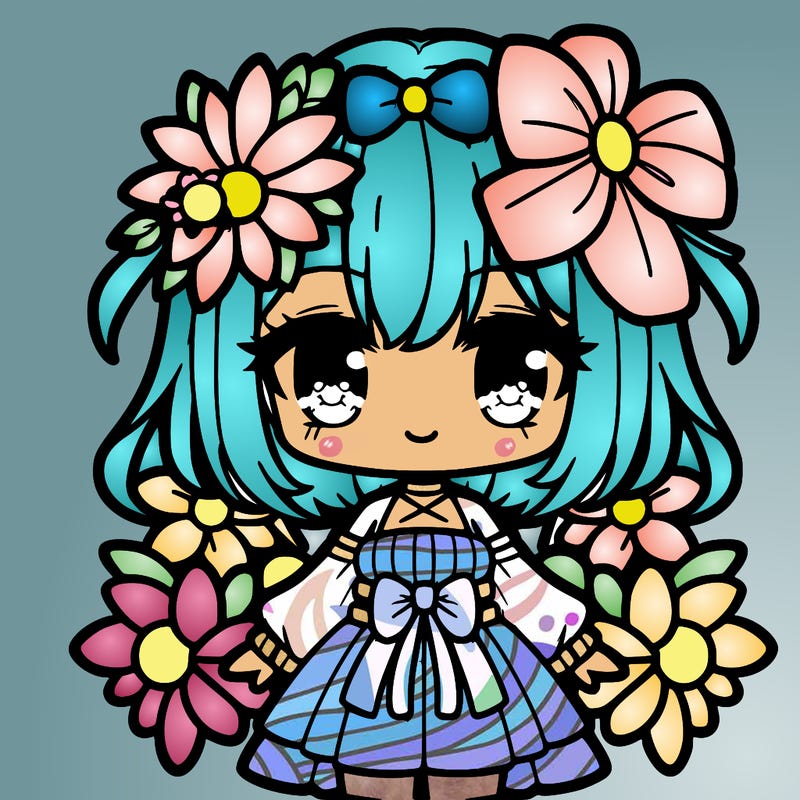 gacha life flower girl