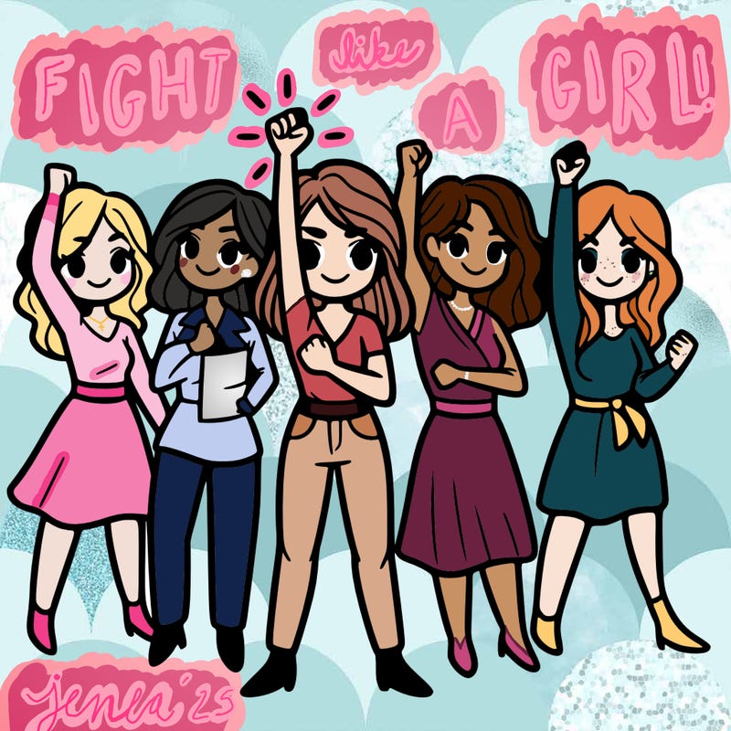 empowering group of woman