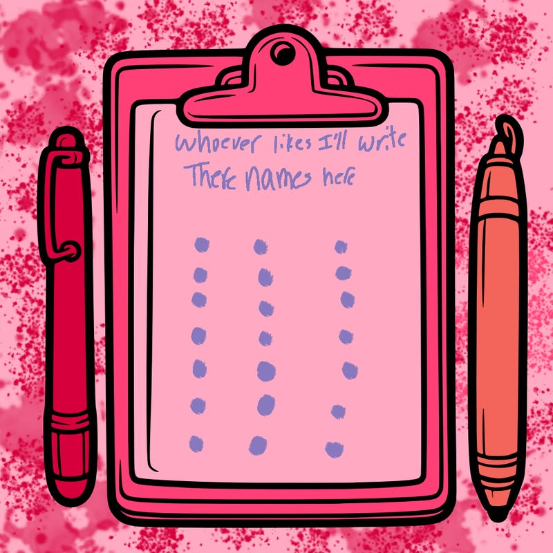 blank clip board with pen