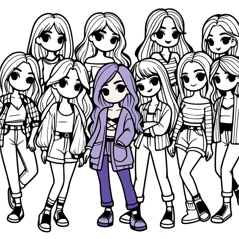 group of girls