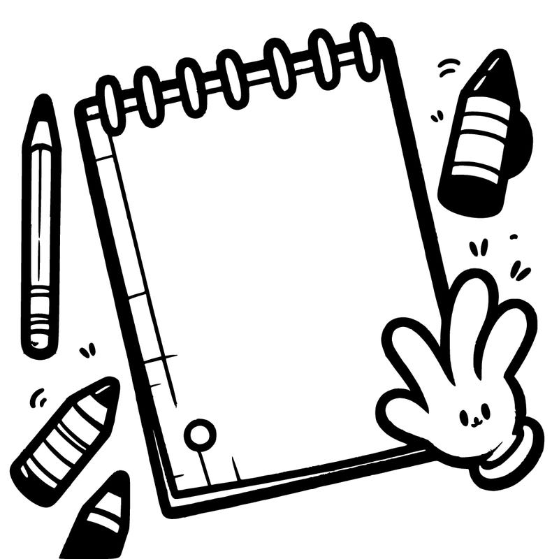 blank peice of paper