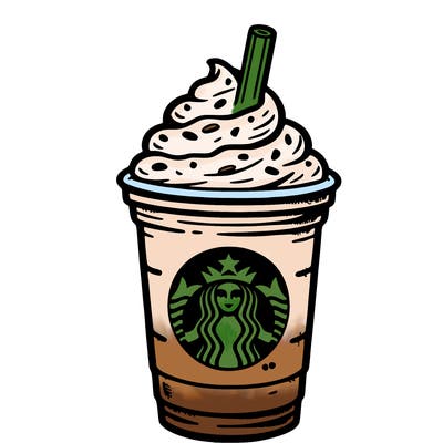 starbucks, frappuccino