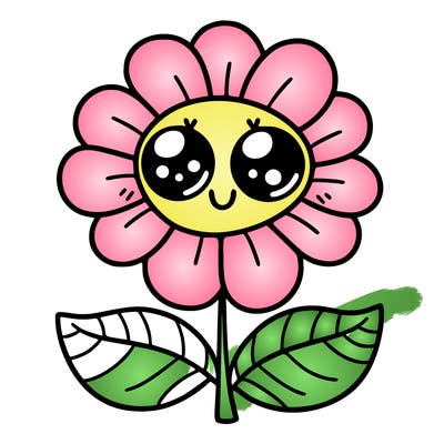 flower with eyes