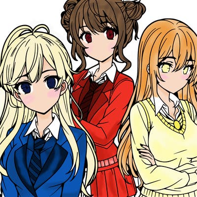 anime girls teenagers