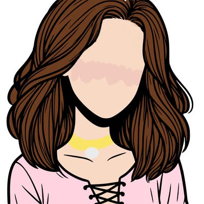 a girl realistic faceles