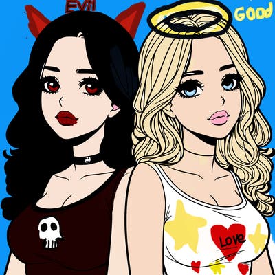realistic twin sisters