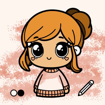 cute easy not deataled girl