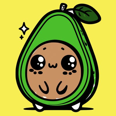 cute avocado