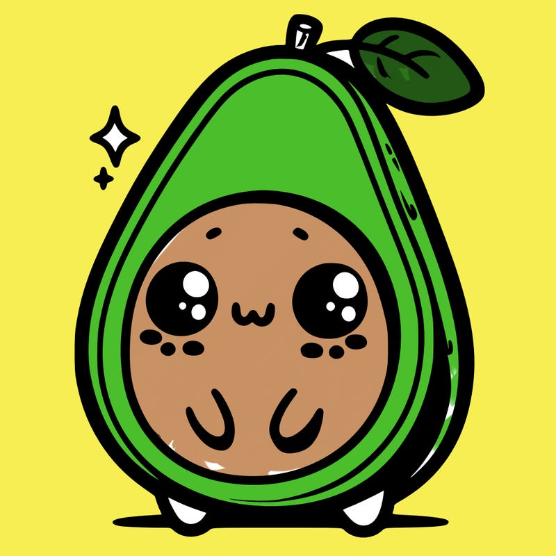 cute avocado