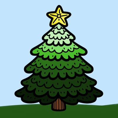 a beautiful christmas tree