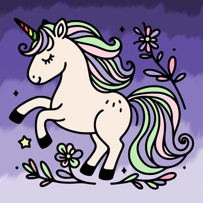 simple unicorn