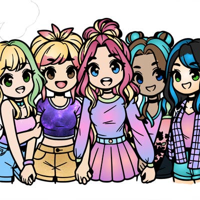 friends girls