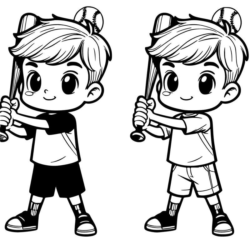 boy and baseball bat