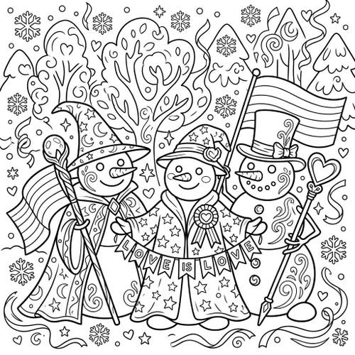 Fantasy Snowmen