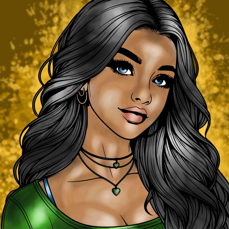 detailed realistic girl