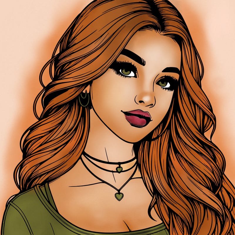 detailed realistic girl