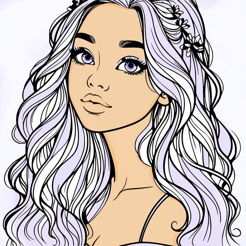 beautiful realistic, teenage girl