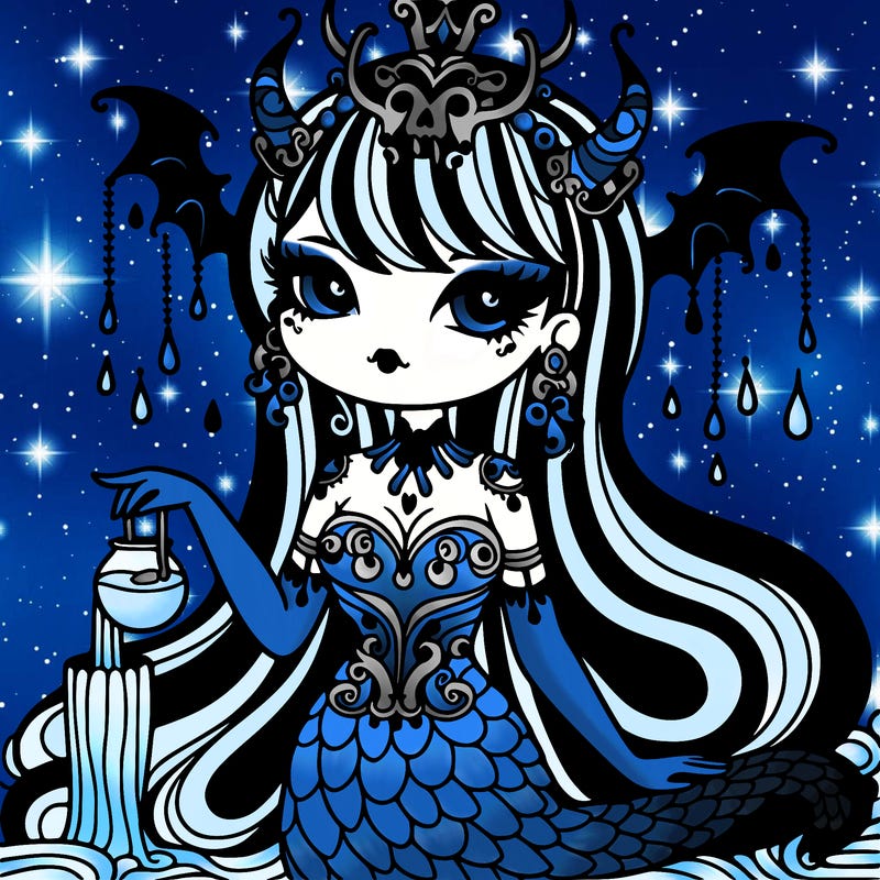 gothic water goddess