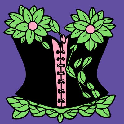 flower corset