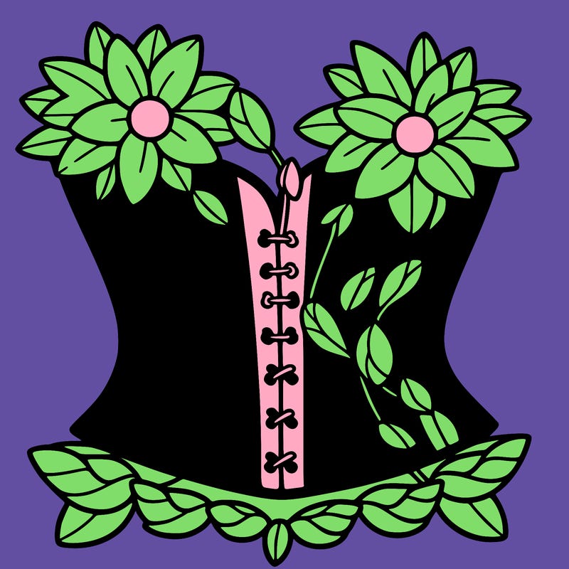 flower corset