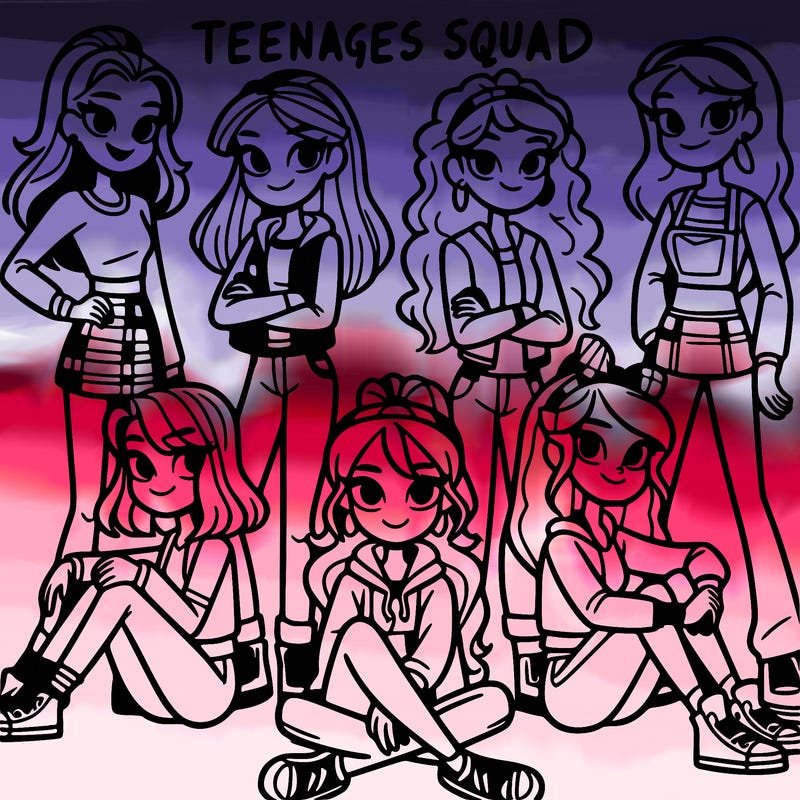 teenage girls squad