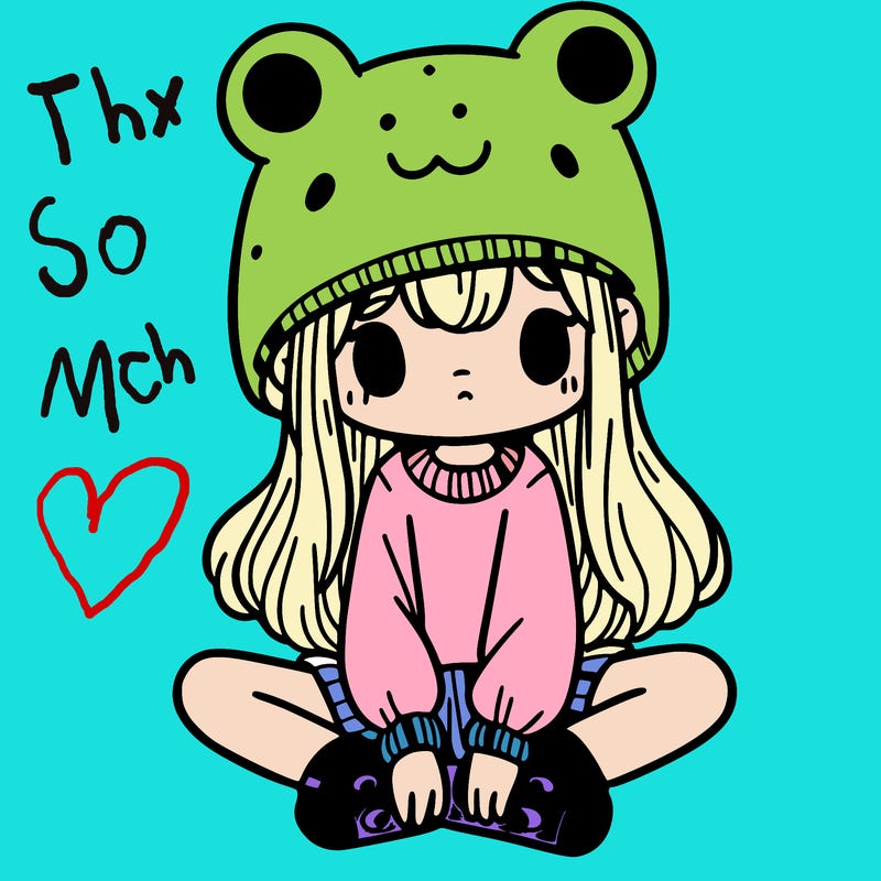 a girl wearing a frog hat and some frog socks