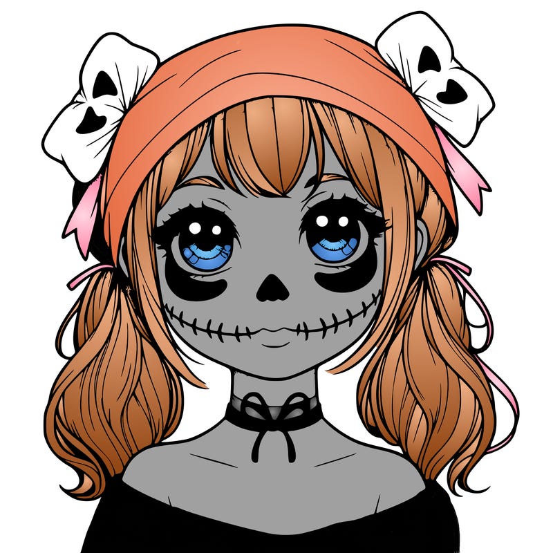 realistic girl halloween