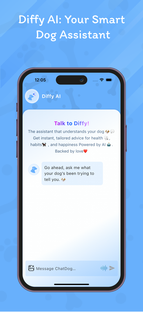 Dog Identifier: AI Dog Scanner - AI dog assistant chat interface for personalized pet advice