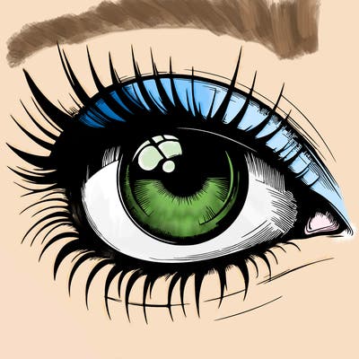 realistic eye