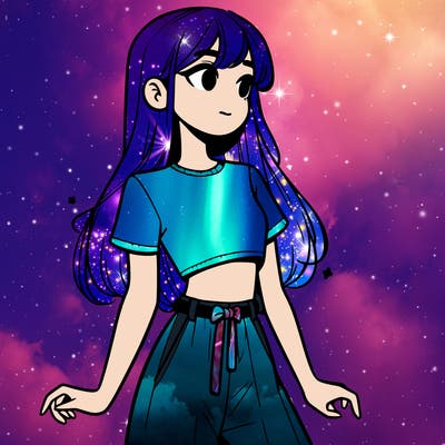 girl in a cute crop top