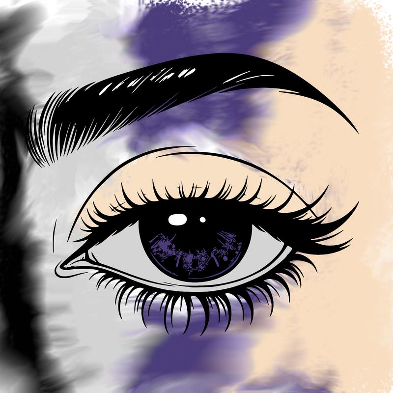 eye closed realistic