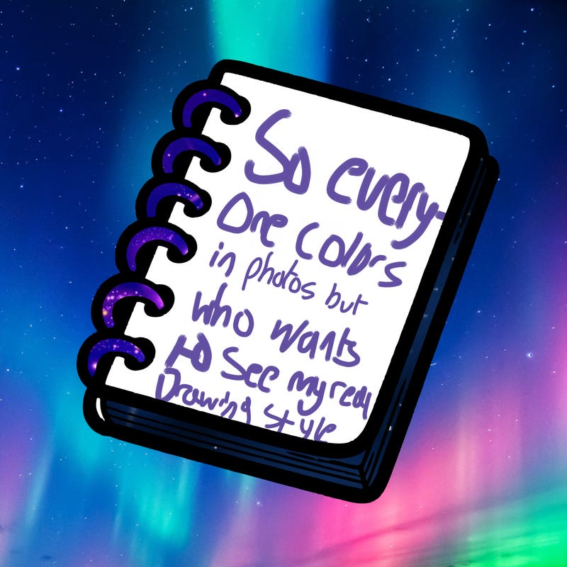 blank note book