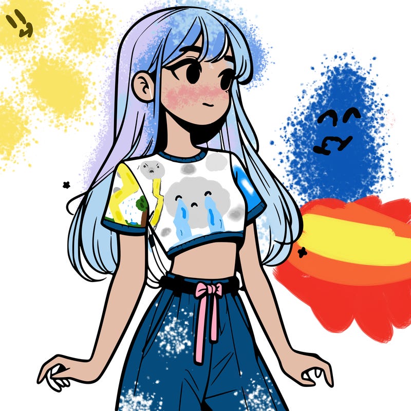 girl in a cute crop top