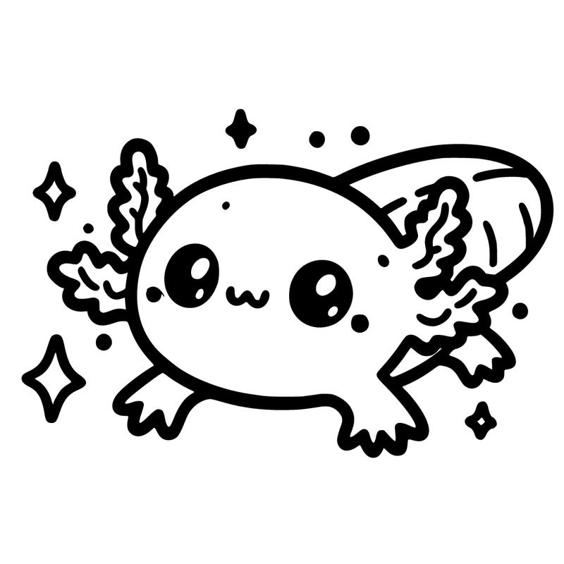 cute axolotl