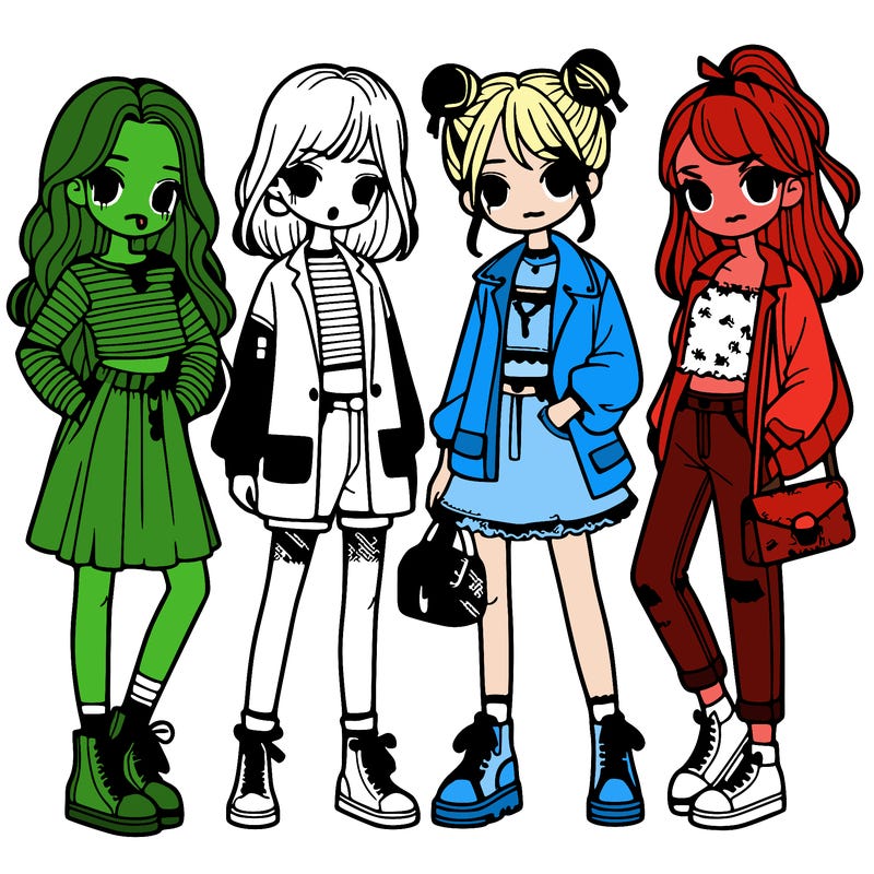girls with fashion