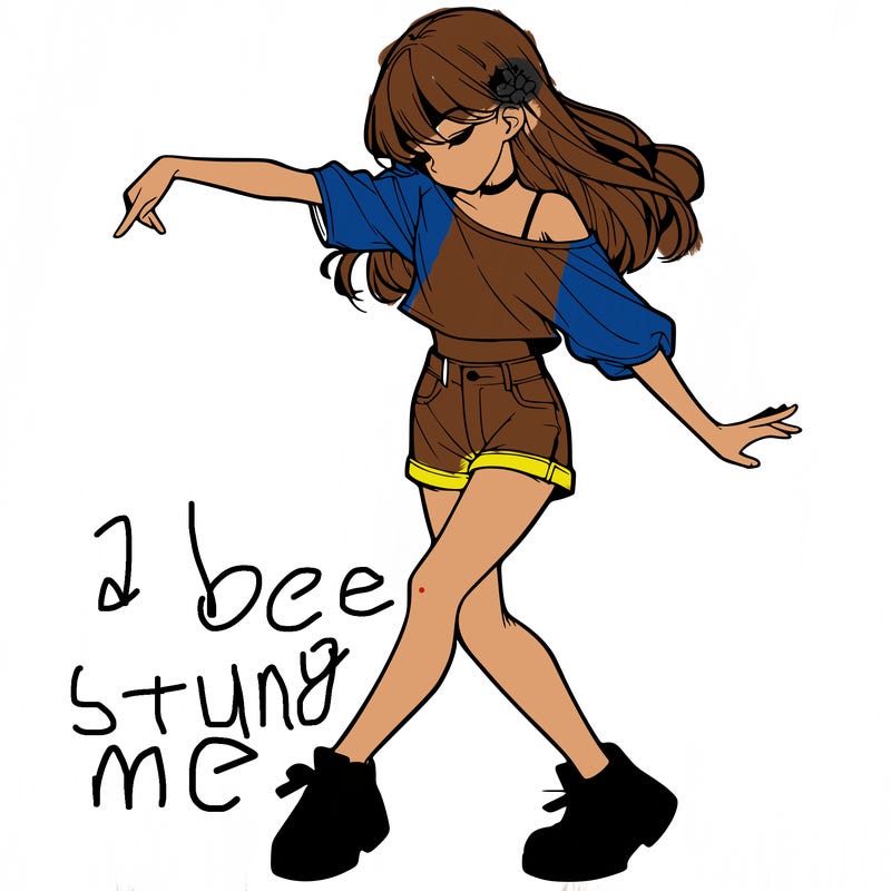 realistic girl danceing