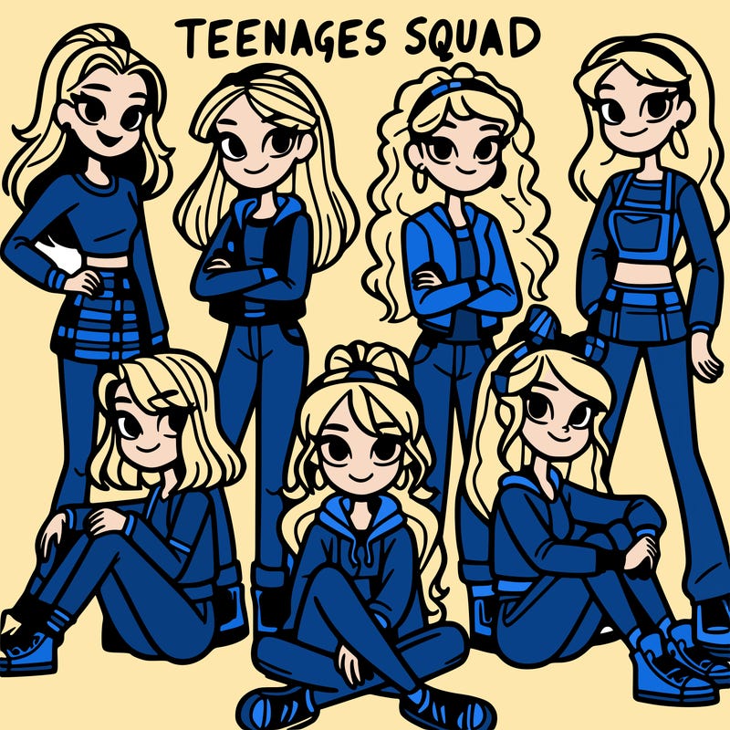 teenage girls squad