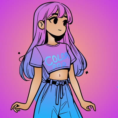 girl in a cute crop top