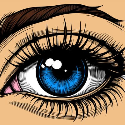 realistic eye