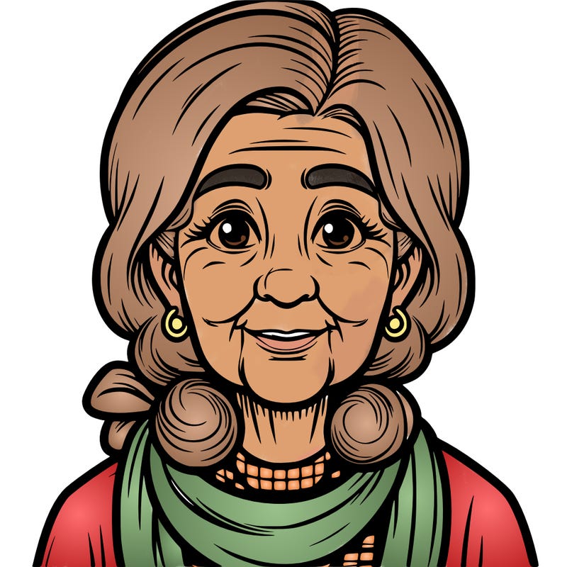 realistic old ladey