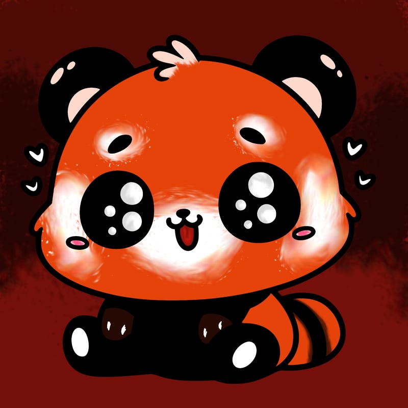 cute kawaii panda baby