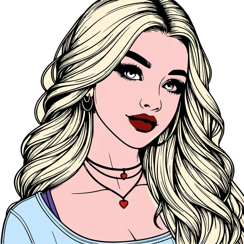 detailed realistic girl