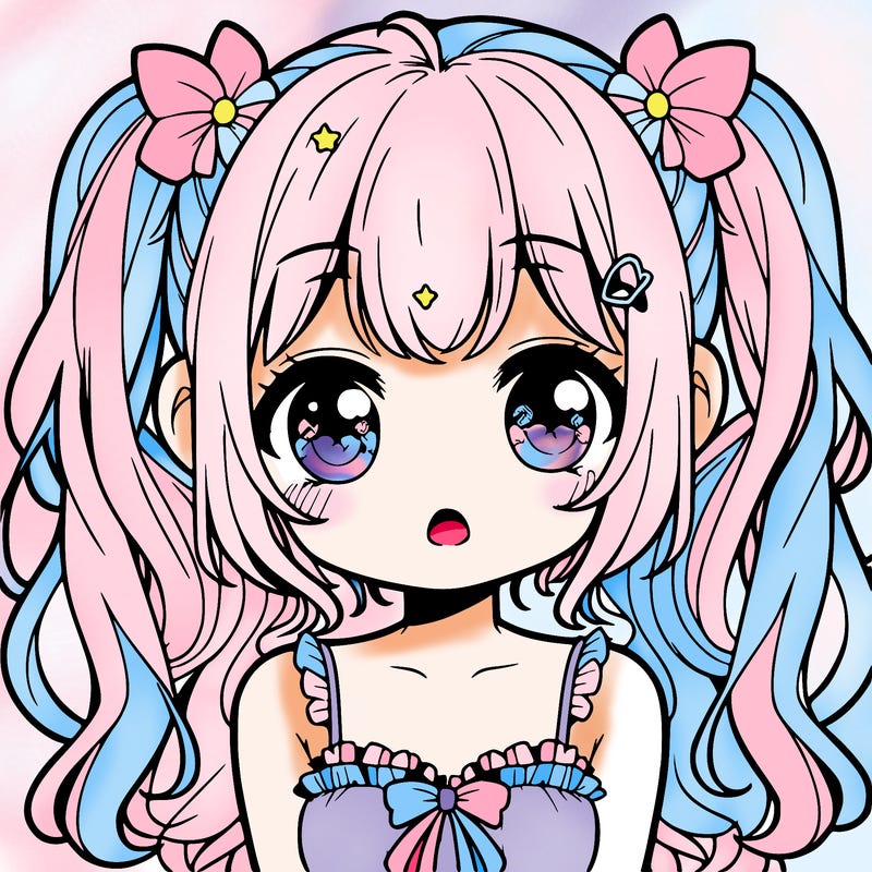 cute sweet anime girl