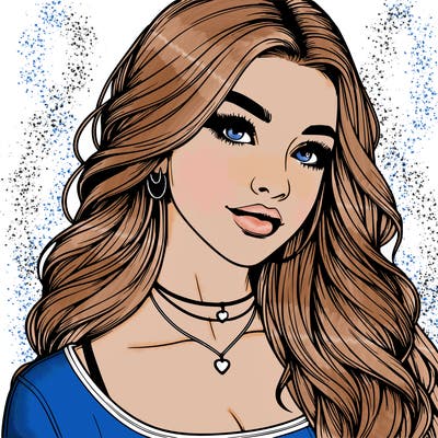 detailed realistic girl