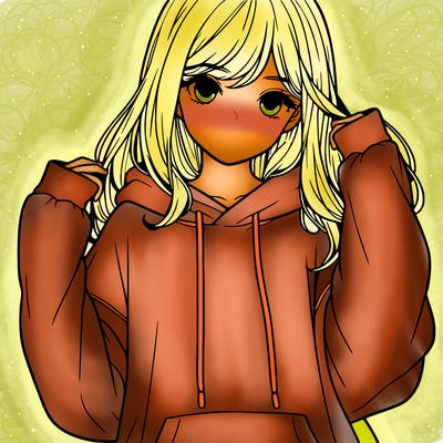 girl that is realistic with a sweatshirt