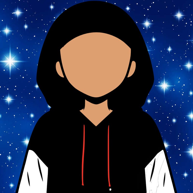 faceless girl in hoodie