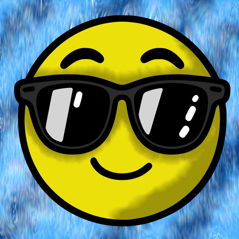 emoji with sunglasses