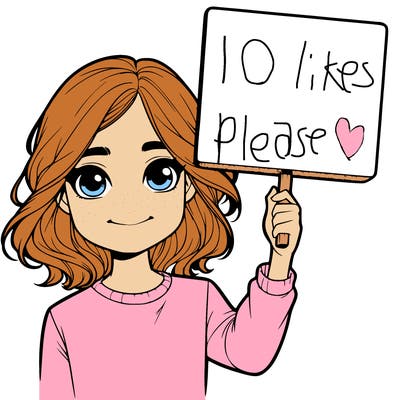 realistic girl holding up a sign