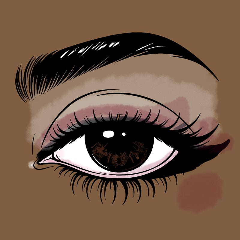 eye closed realistic