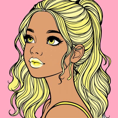 beautiful realistic girl